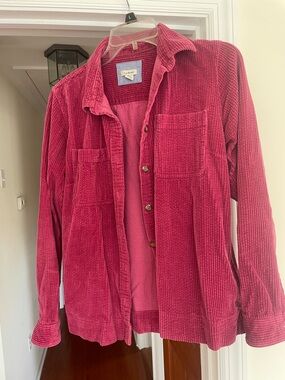 L.L. Bean Women's Corduroy Jacket in Berry Pink